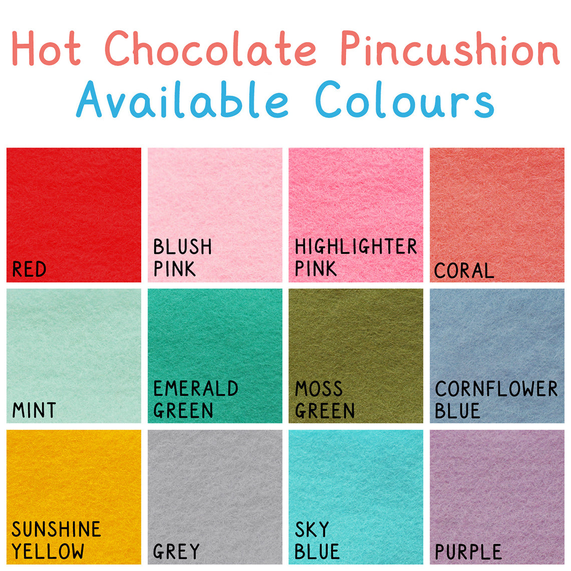 Hot Chocolate Pincushion