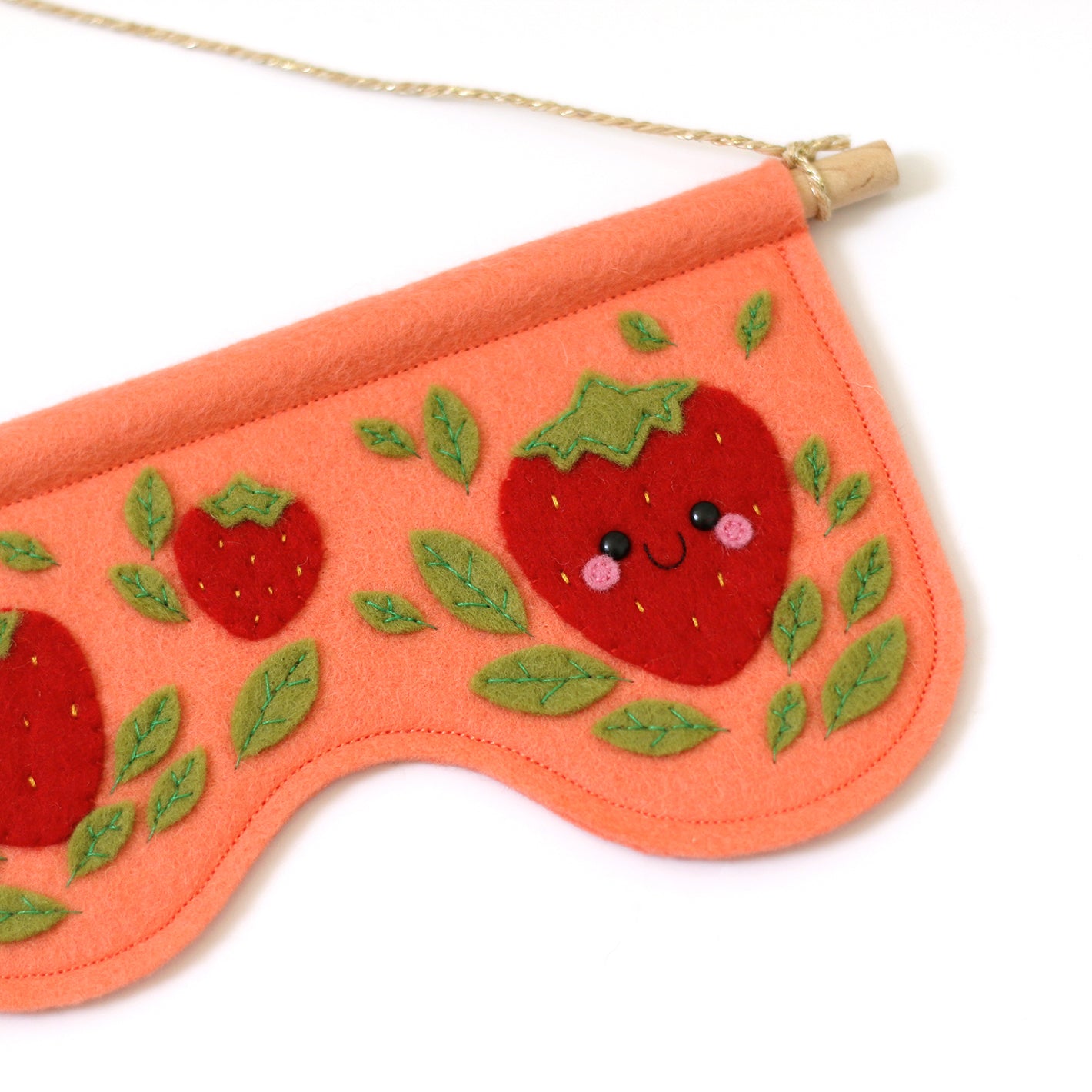 Wavy Strawberries Banner