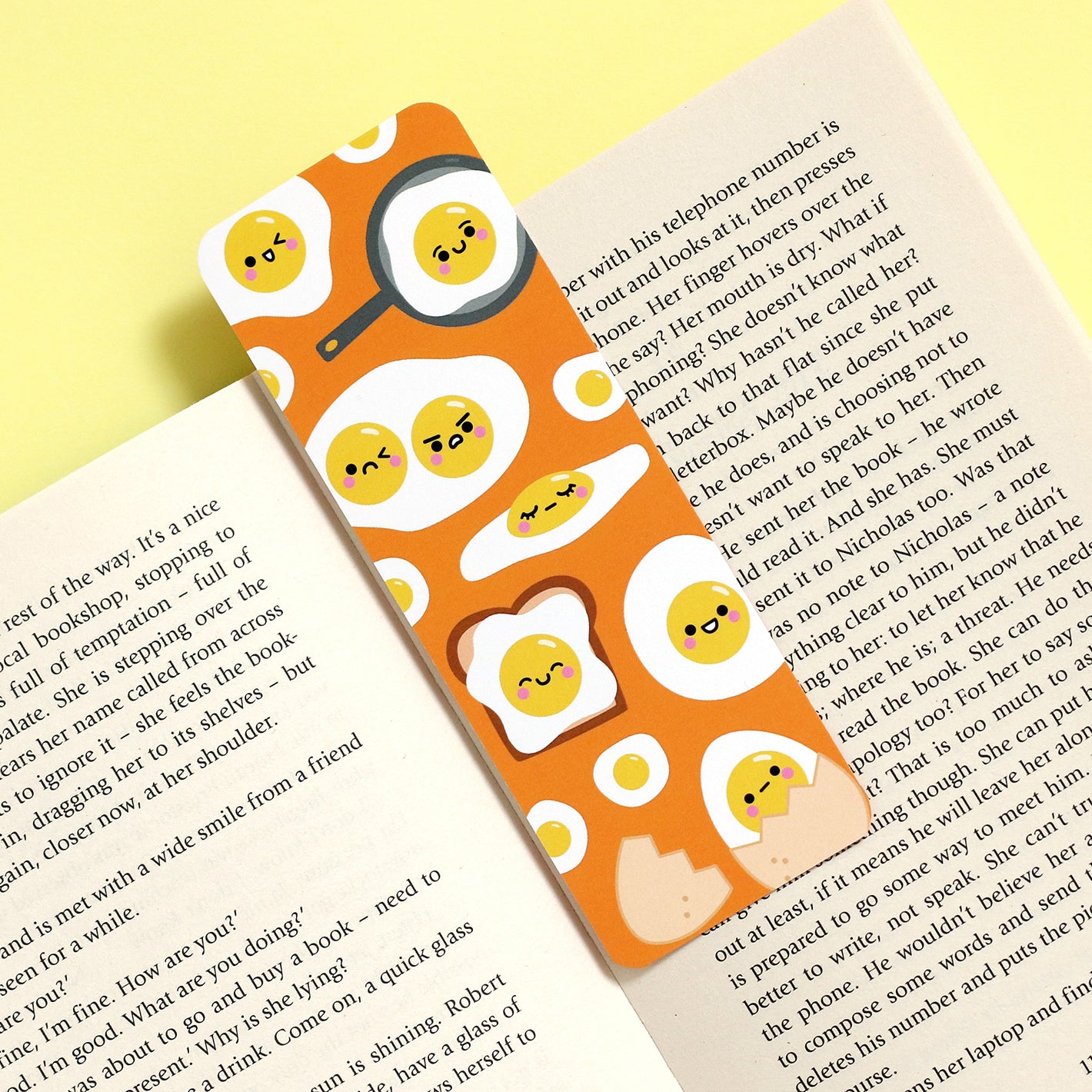 Kawaii Egg Bookmark