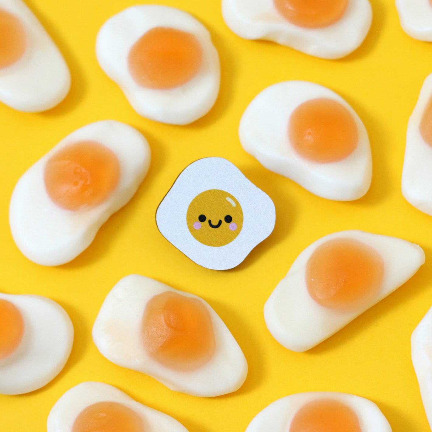 Happy Egg Pin Badge