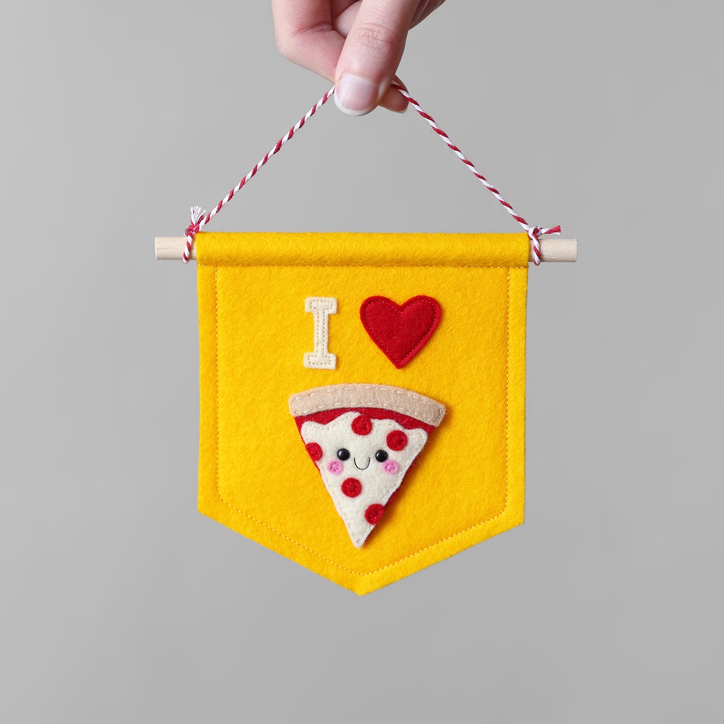 I Love Pizza Banner - Customisable