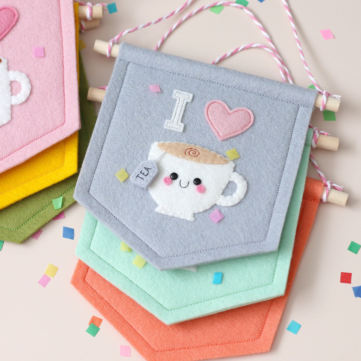 Cute Felt Banners by hannahdoodle