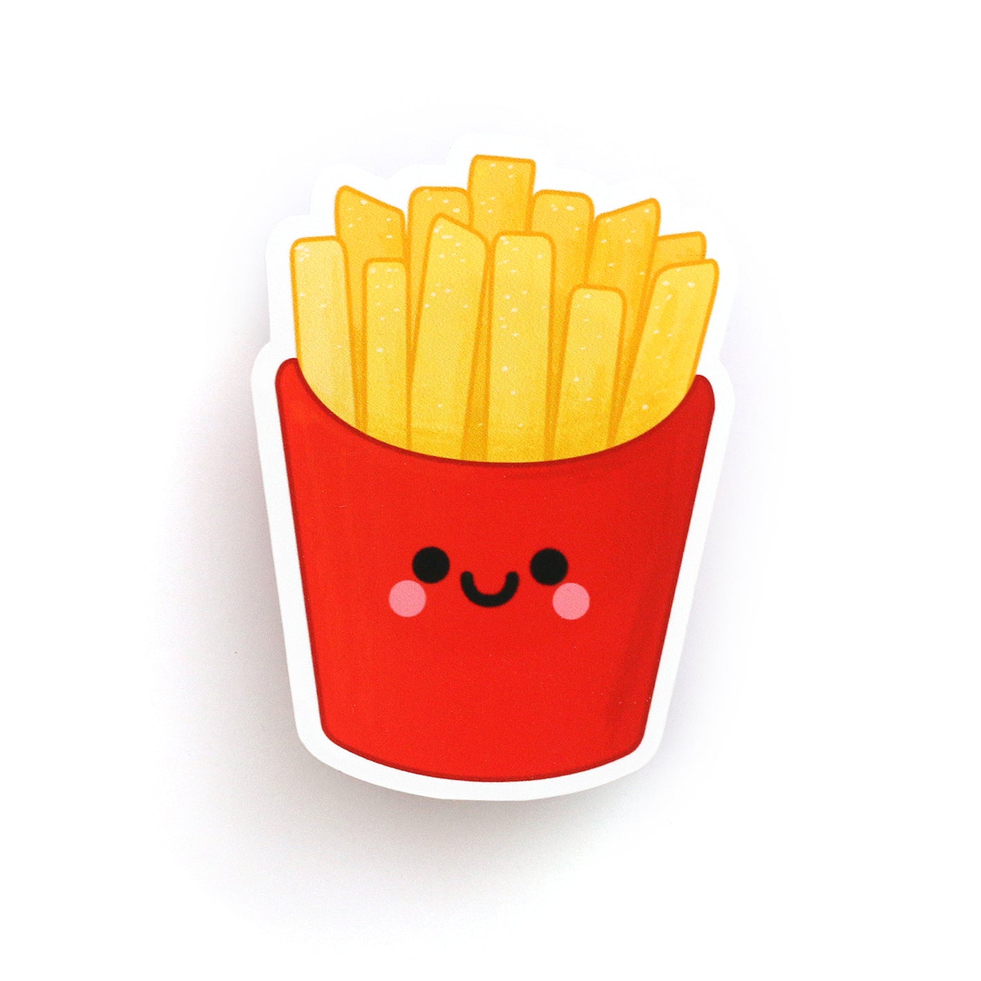 Burger and French Fries Sticker Set