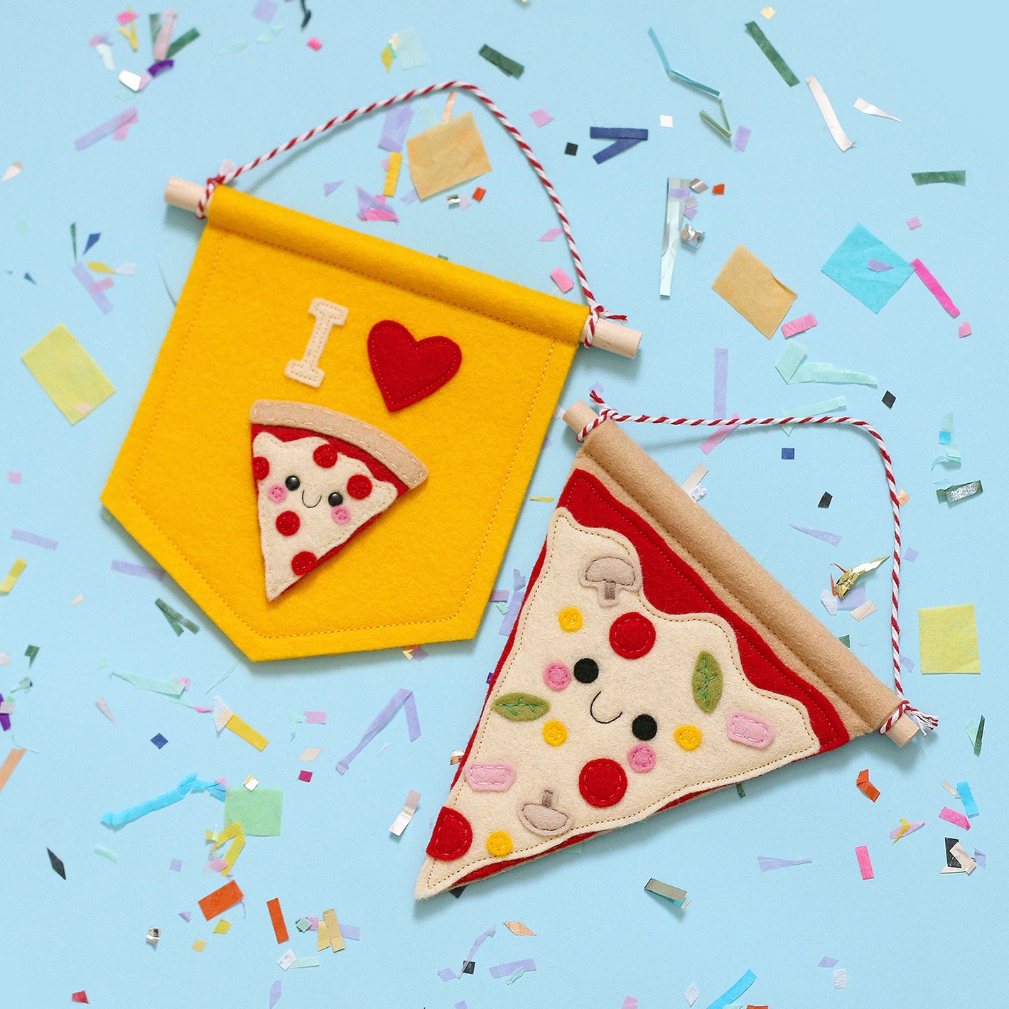 I Love Pizza Banner - Customisable