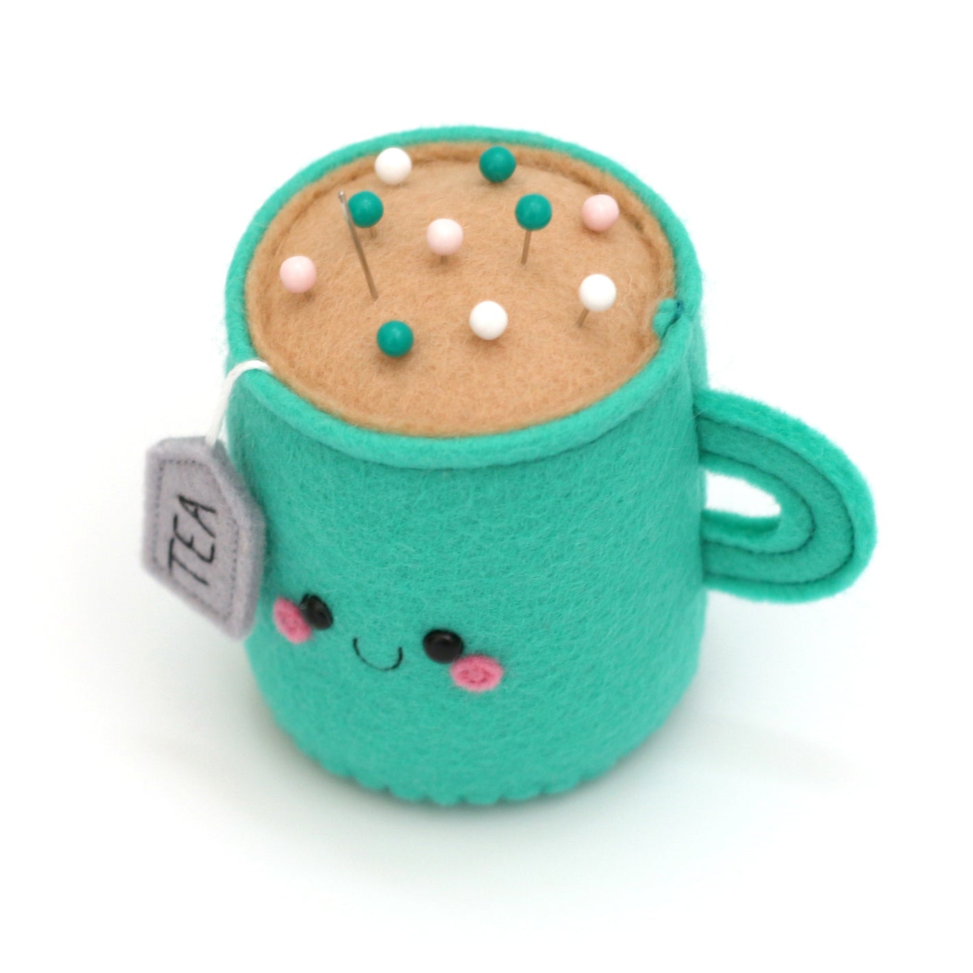 Cute teacup pincushion