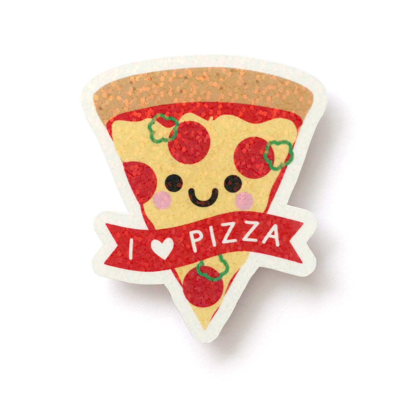 Kawaii pepperoni pizza sticker by hannahdoodle
