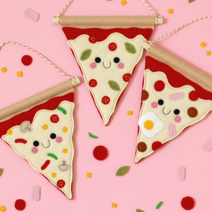 Kawaii Pizza Banners by hannahdoodle