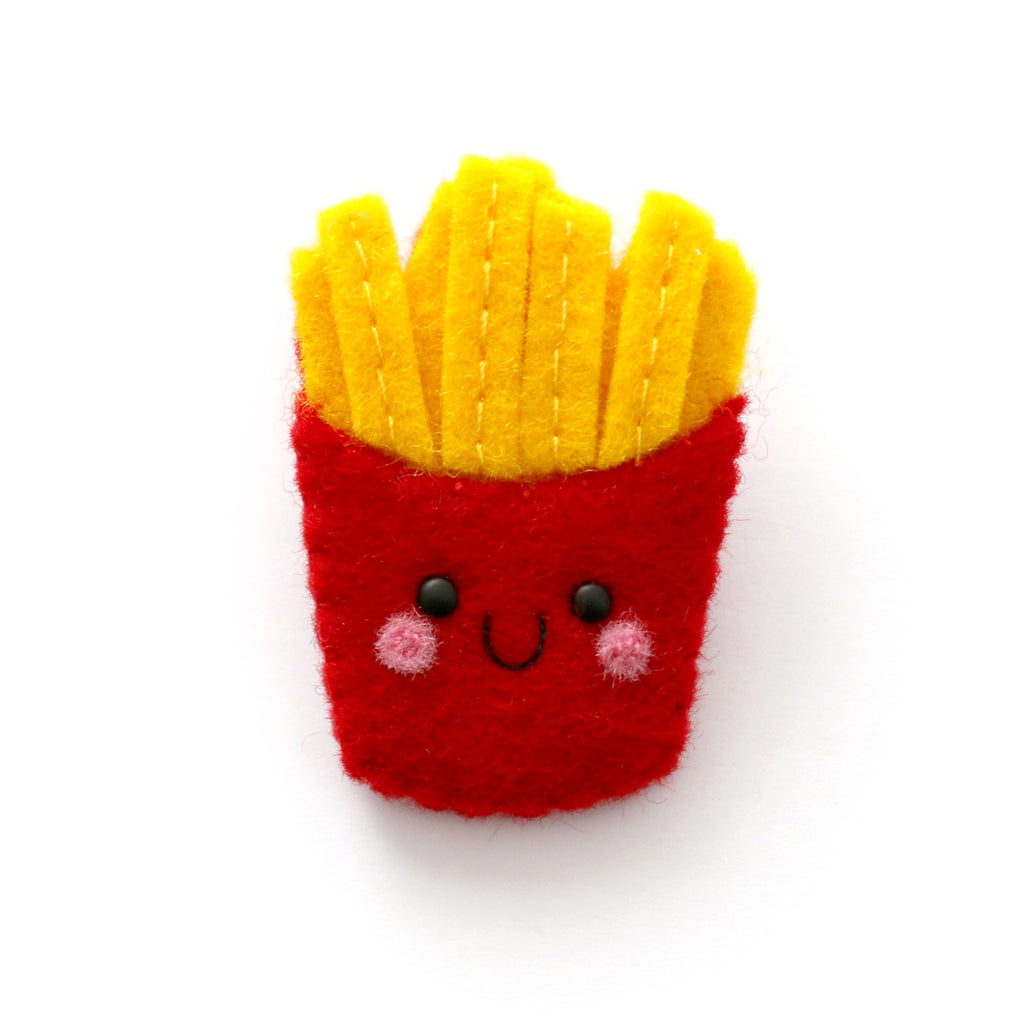 Fries Felt Brooch