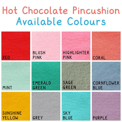 Hot Chocolate Pincushion