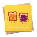 peanut butter and jelly sandwich best friend card