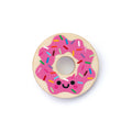 Donut Wooden Pin Badge