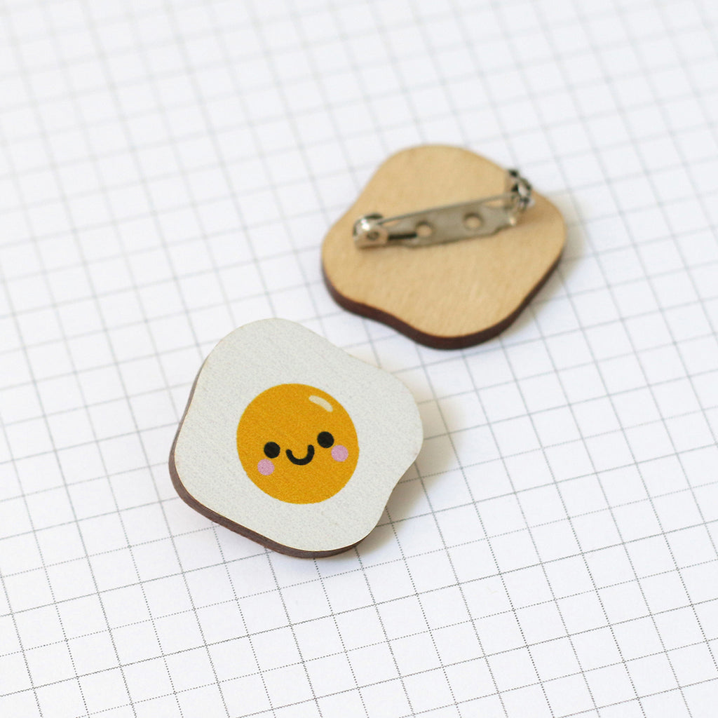 Happy Egg Pin Badge