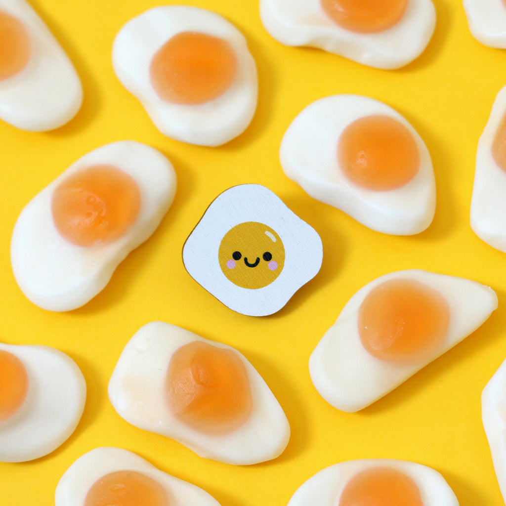 Happy Egg Pin Badge
