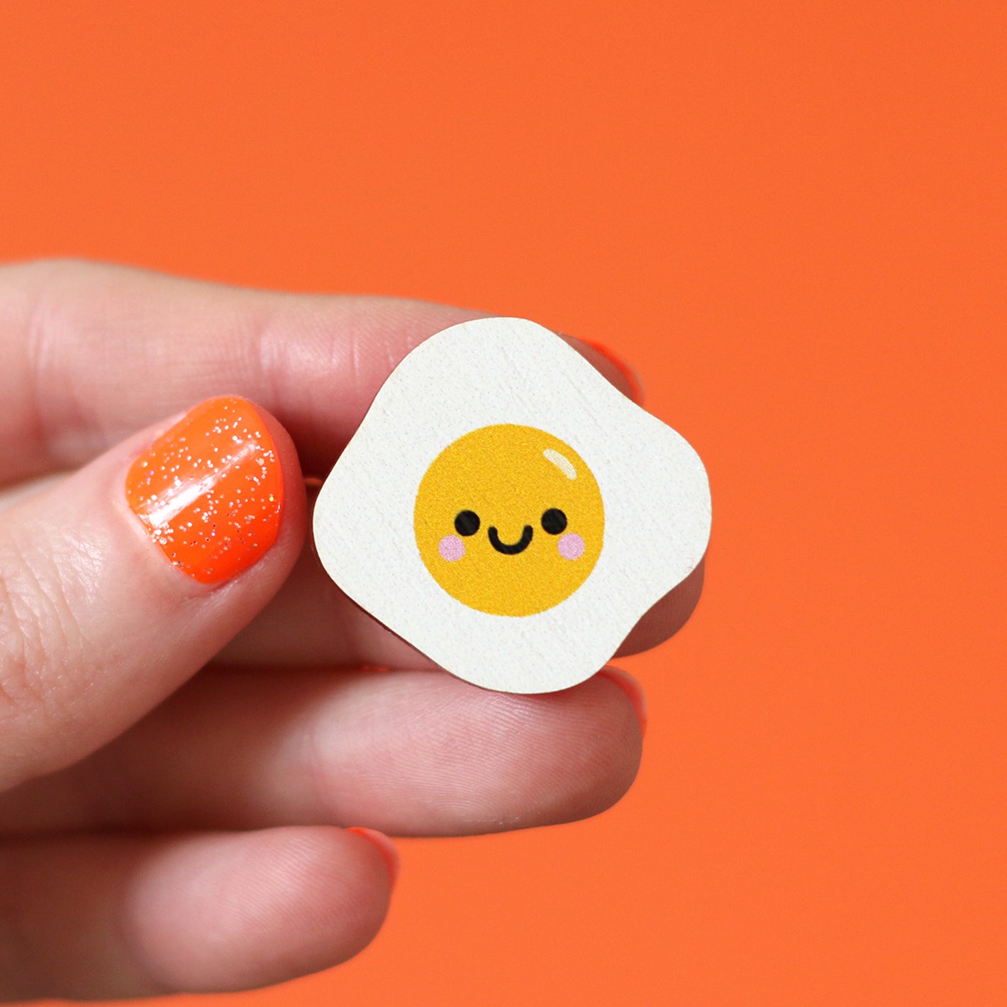 Happy Egg Pin Badge
