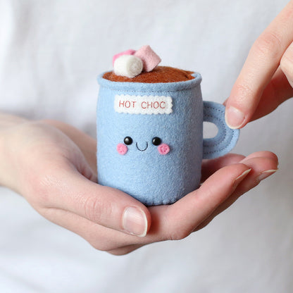 Hot Chocolate Pincushion by hannahdoodle