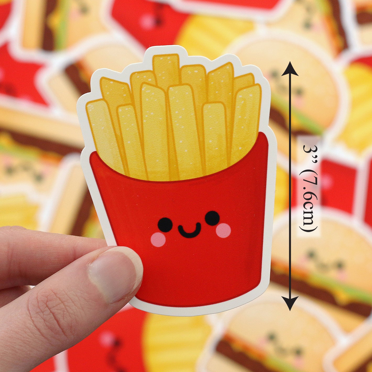 french fries sticker