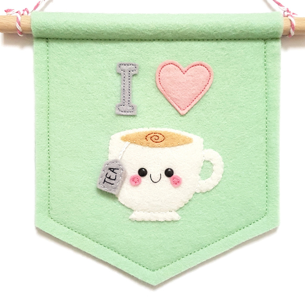 Tea Gift Felt Banner