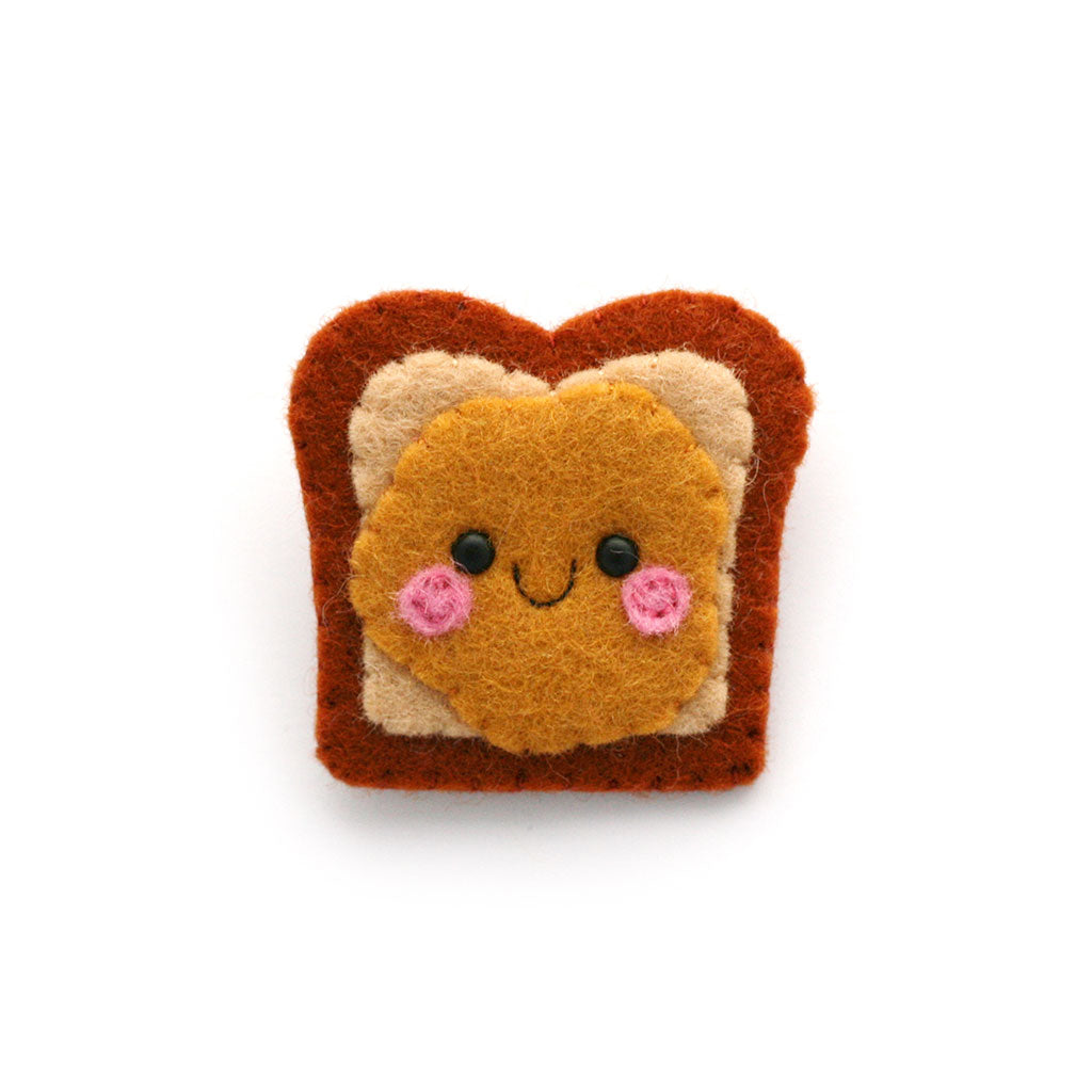 Peanut Butter Sandwich Brooch