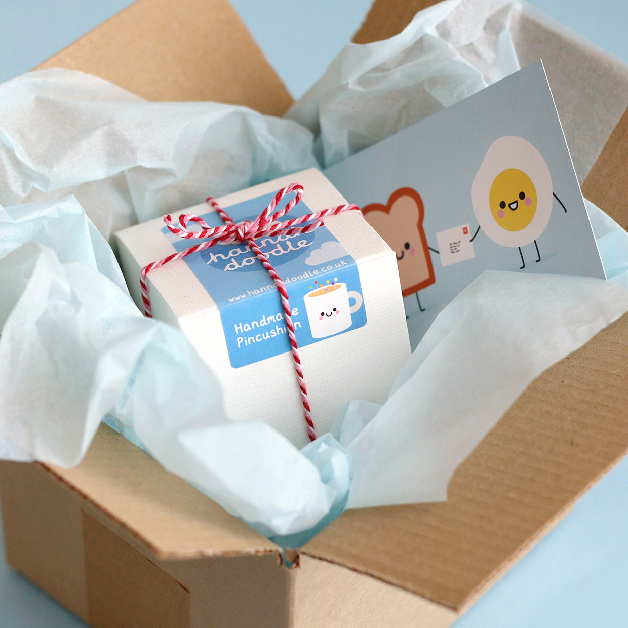 Pincushion Packaging Box with Twine