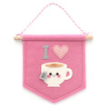I love tea felt banner by hannahdoodle