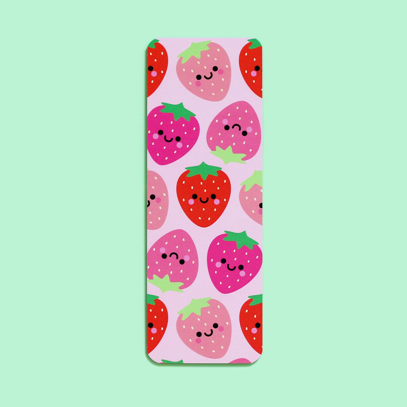 Kawaii Strawberry Bookmark