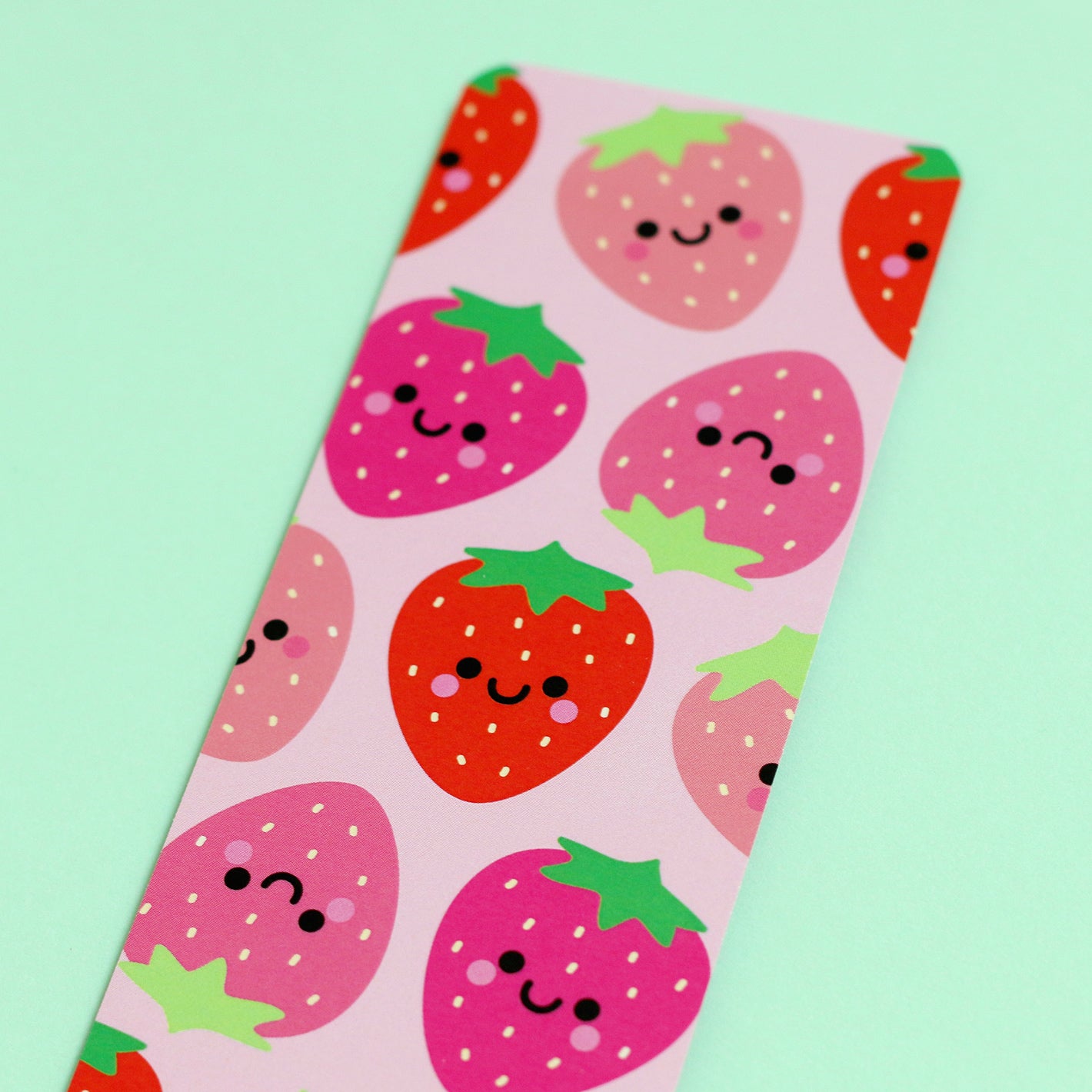 Kawaii Strawberry Bookmark