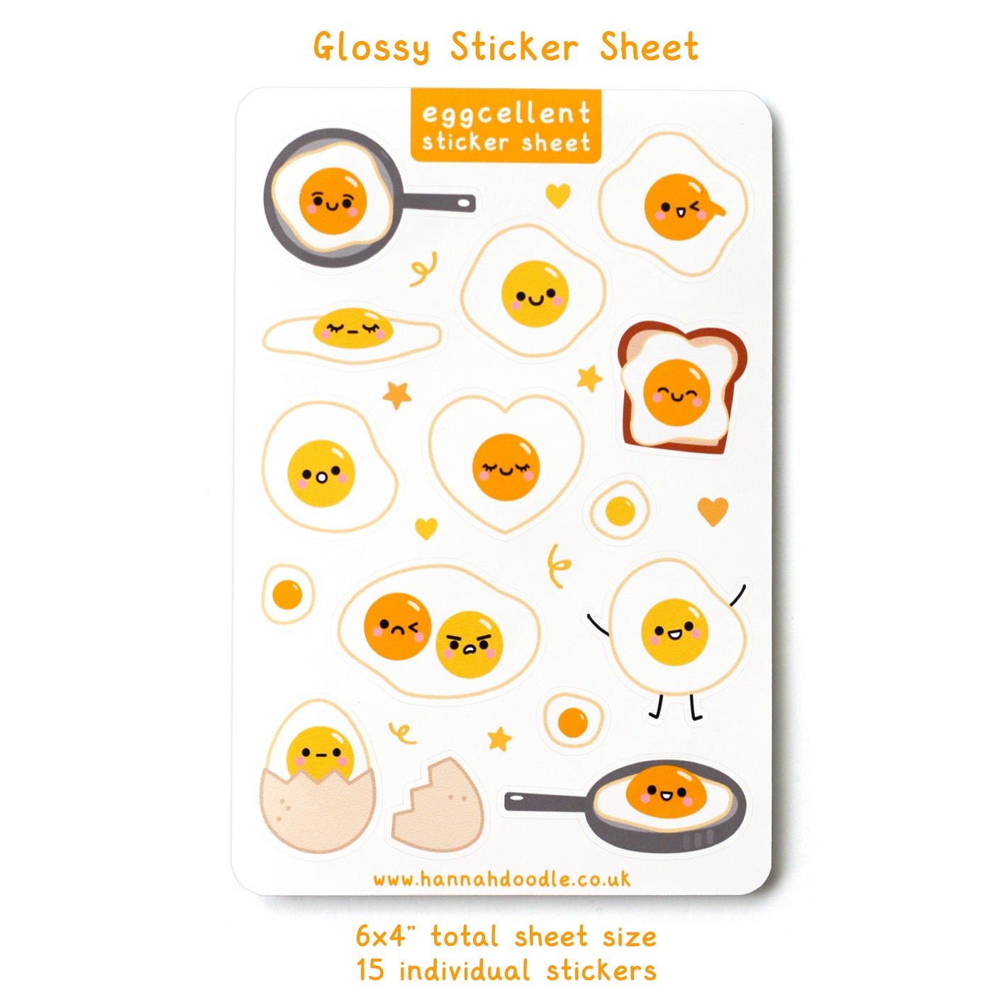 Egg Sticker Sheet Details