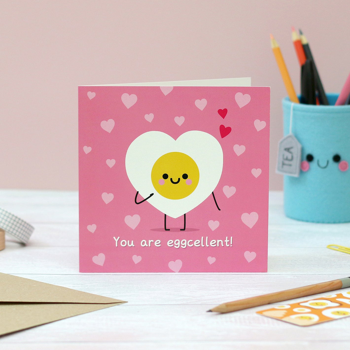 You Are Eggcellent Card I Love You Card